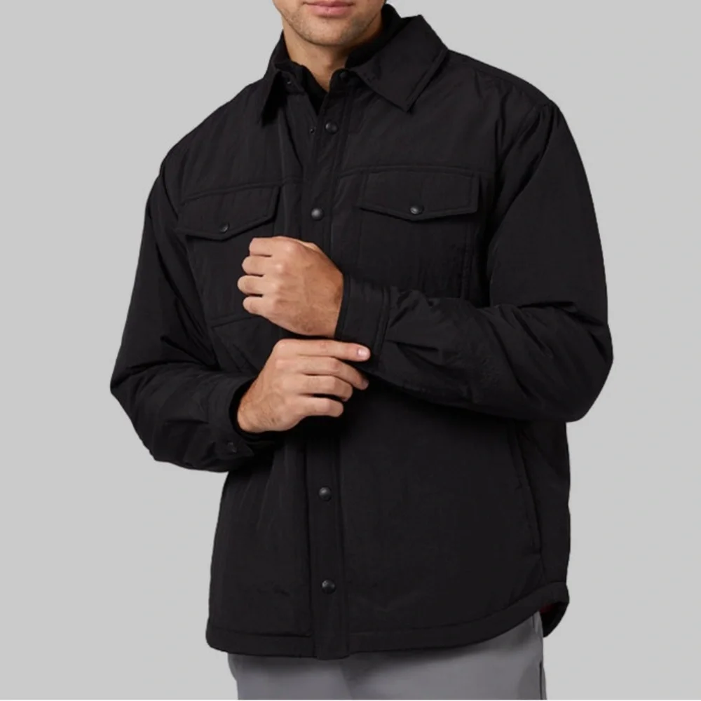 NWT 32 Degrees Men's Commuter Tech Fleece-lined Shirt Jacket Size S